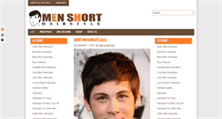 Desktop Screenshot of menshorthairstyle.com